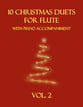 10 Christmas Duets for 2 Flutes with Piano Accompaniment Vol. 2 P.O.D. cover